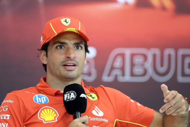 Carlos Sainz in conferenza stampa