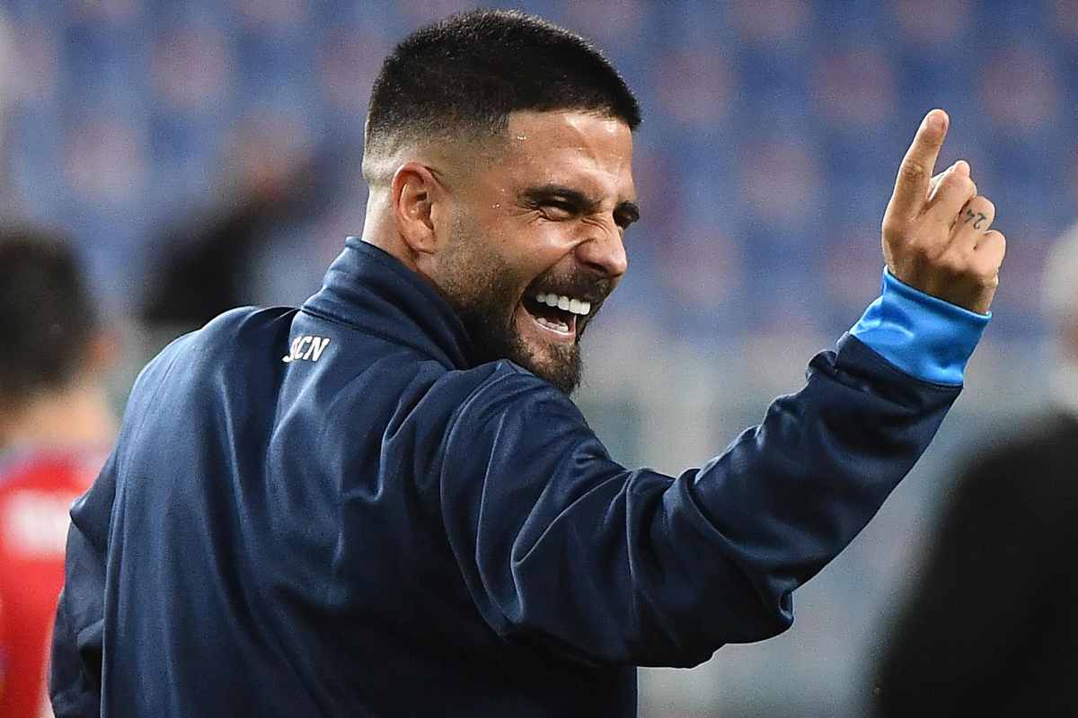 Lorenzo Insigne con il Napoli