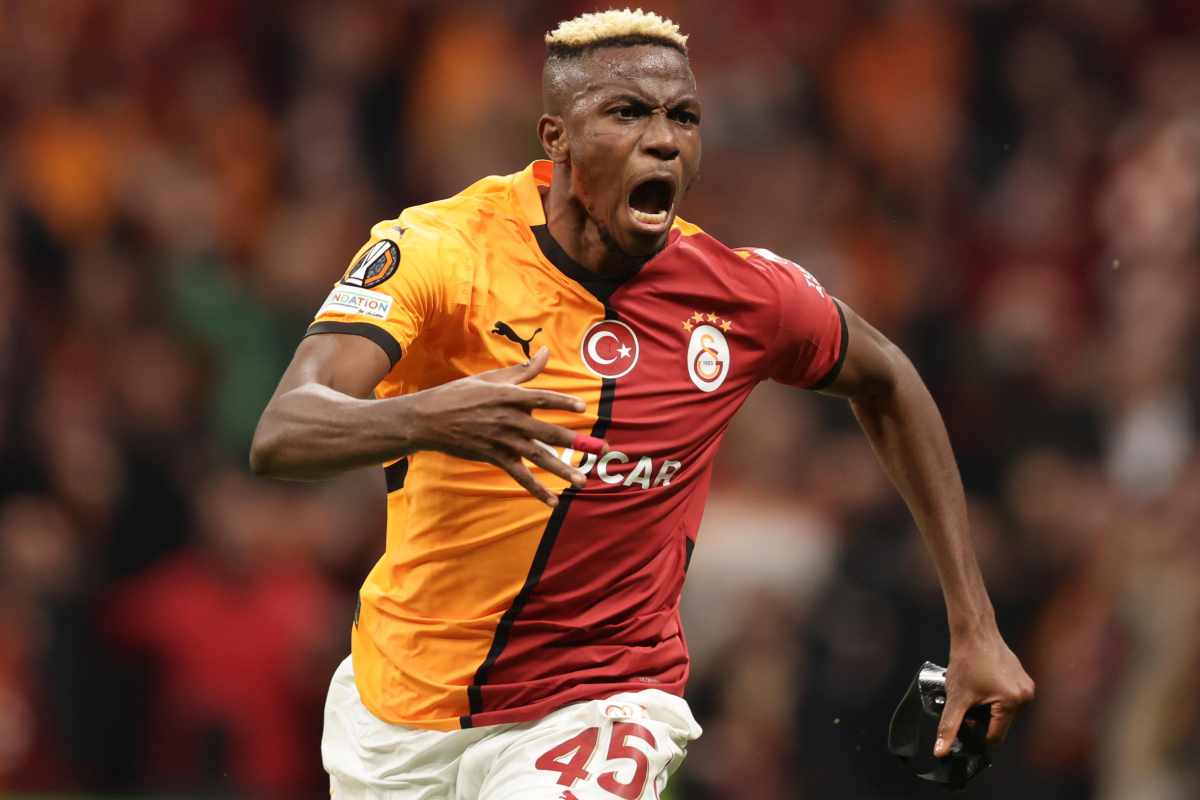 Osimhen con la maglia del Galatasaray