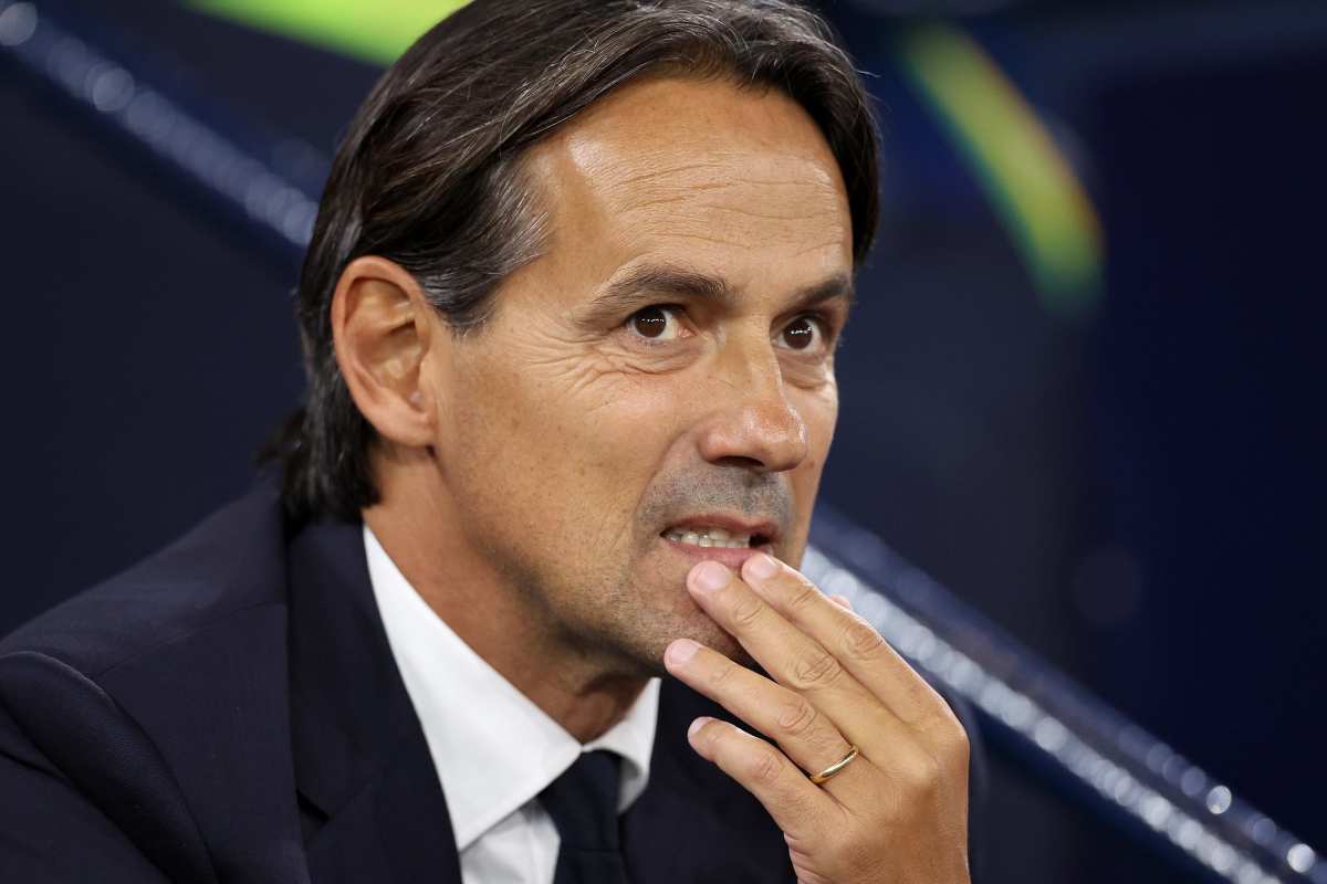 Simone Inzaghi perplesso