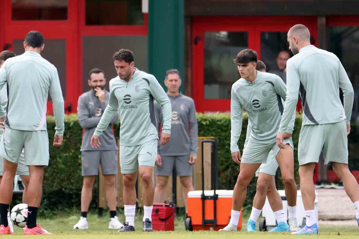 allenamento a milanello