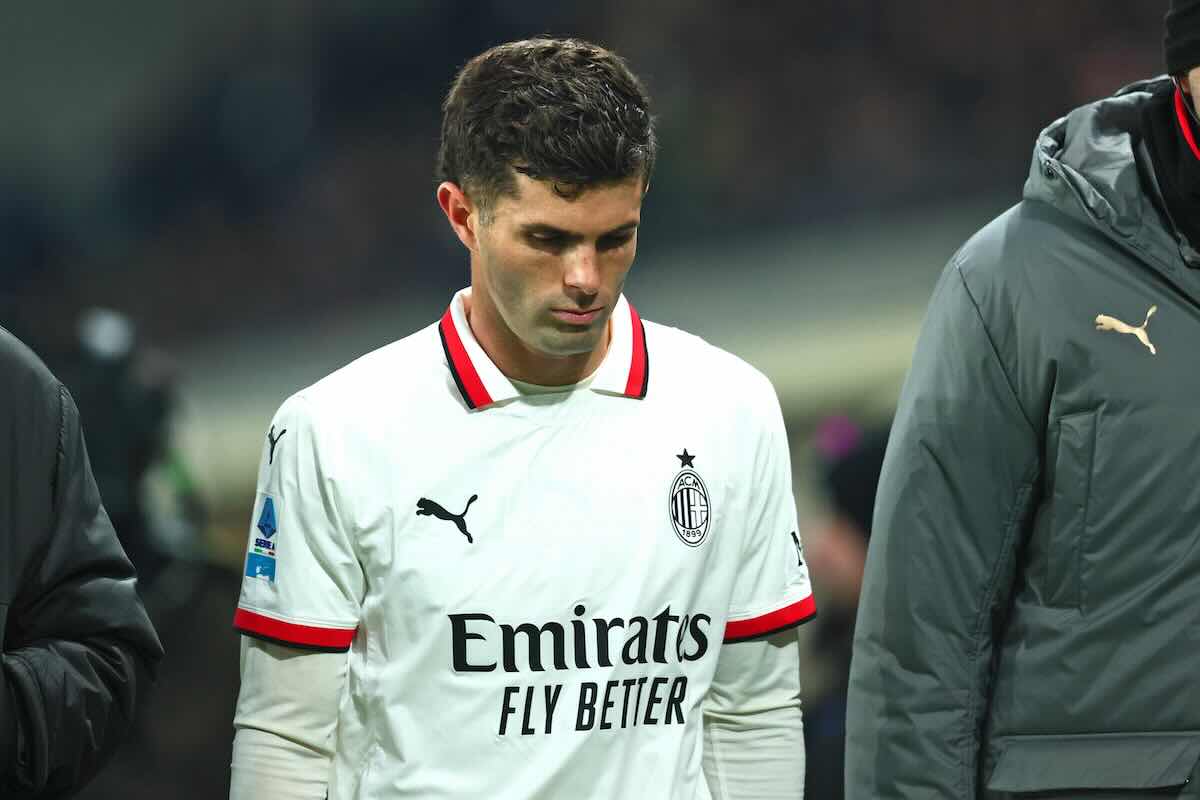 christian pulisic esce dopo l'infortunio