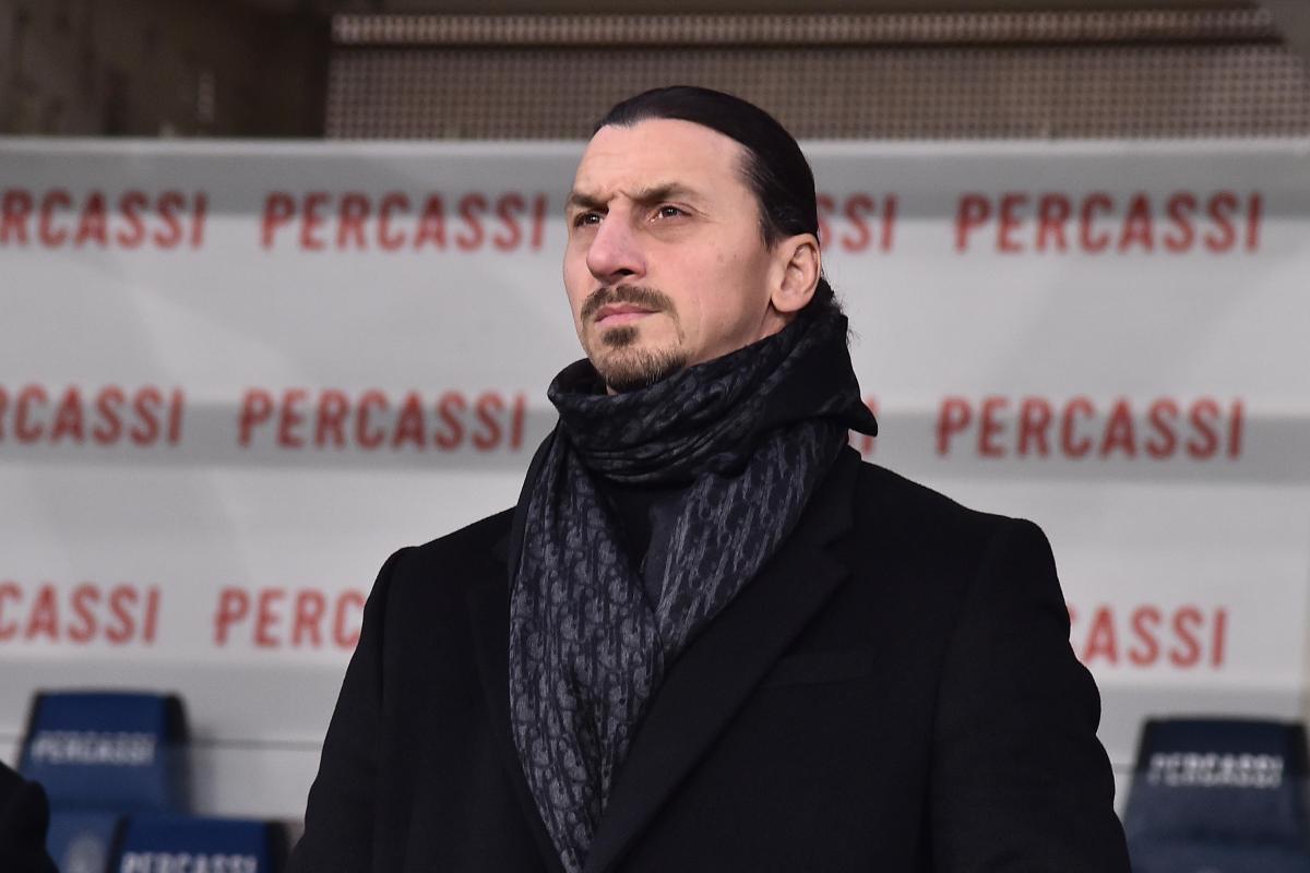 Zlatan Ibrahimovic con uno sguardo concentrato