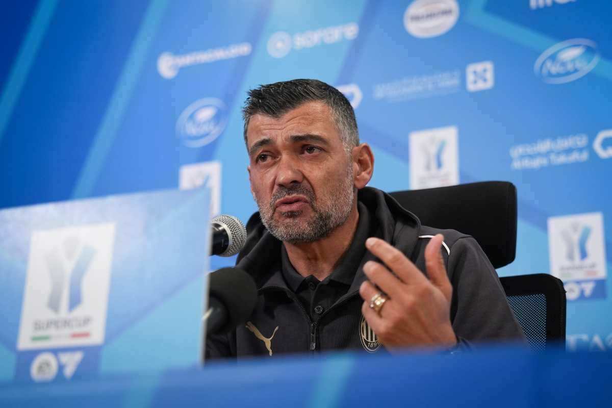 Sergio Conceicao in conferenza stampa