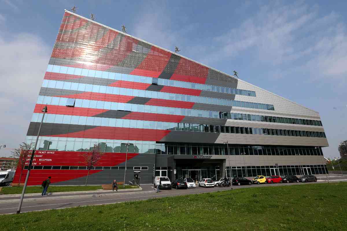 La vista di Casa Milan sede del club rossonero