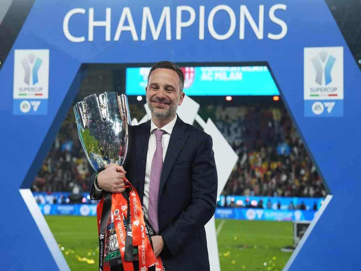 Giorgio Furlani con la Supercoppa